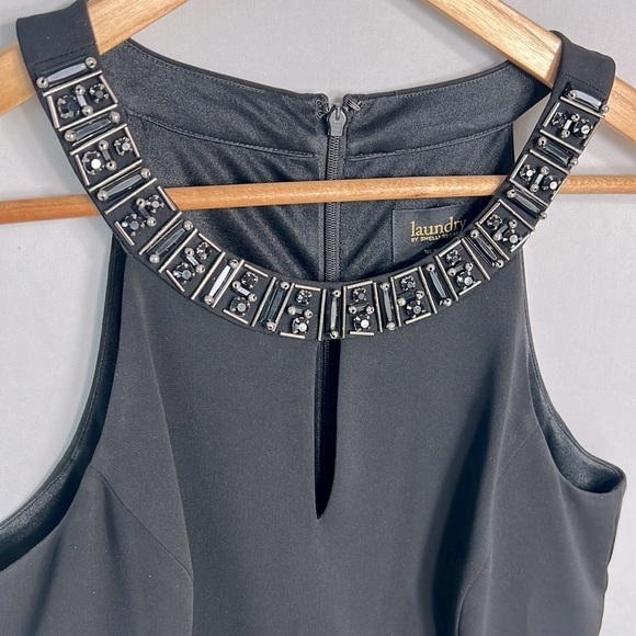 Laundry by Shelli Segal Black cocktail dress size 4 NWOT - Picture 2 of 6